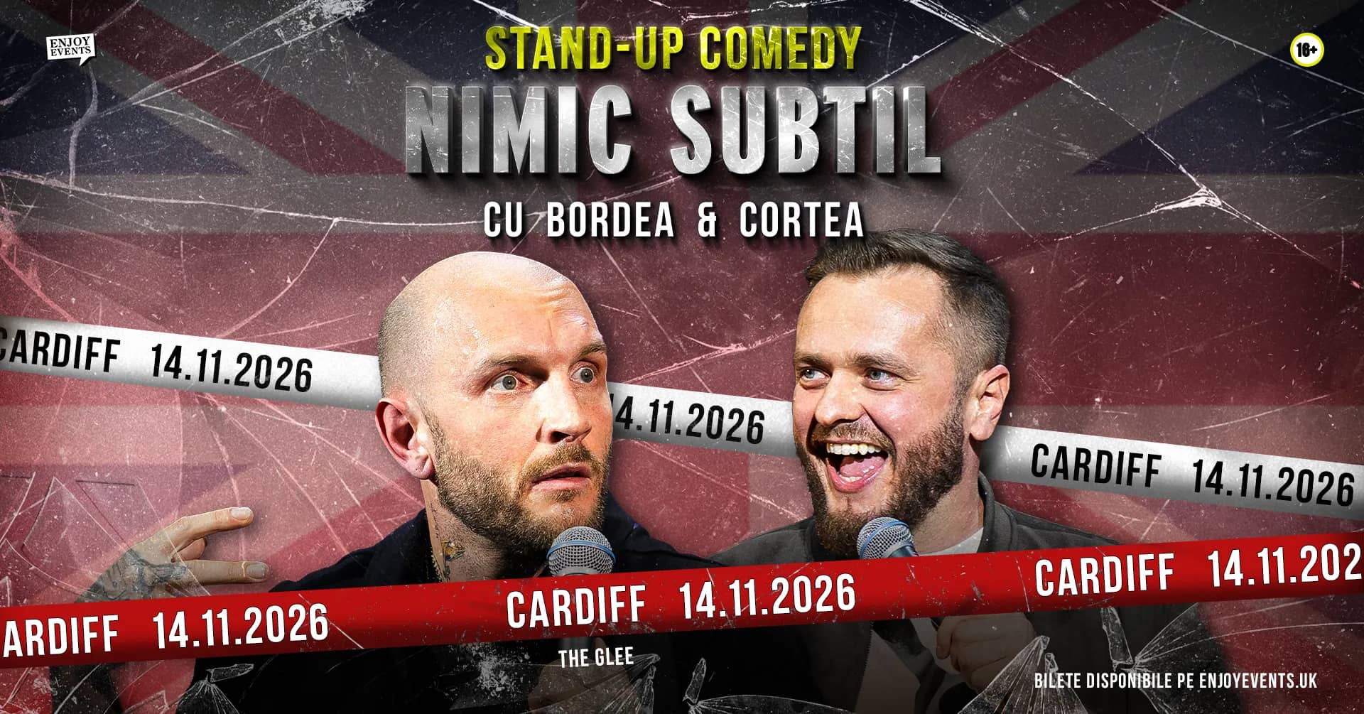BORDEA & CORTEA | CARDIFF (The Glee) | NIMIC SUBTIL | 14.11.2026