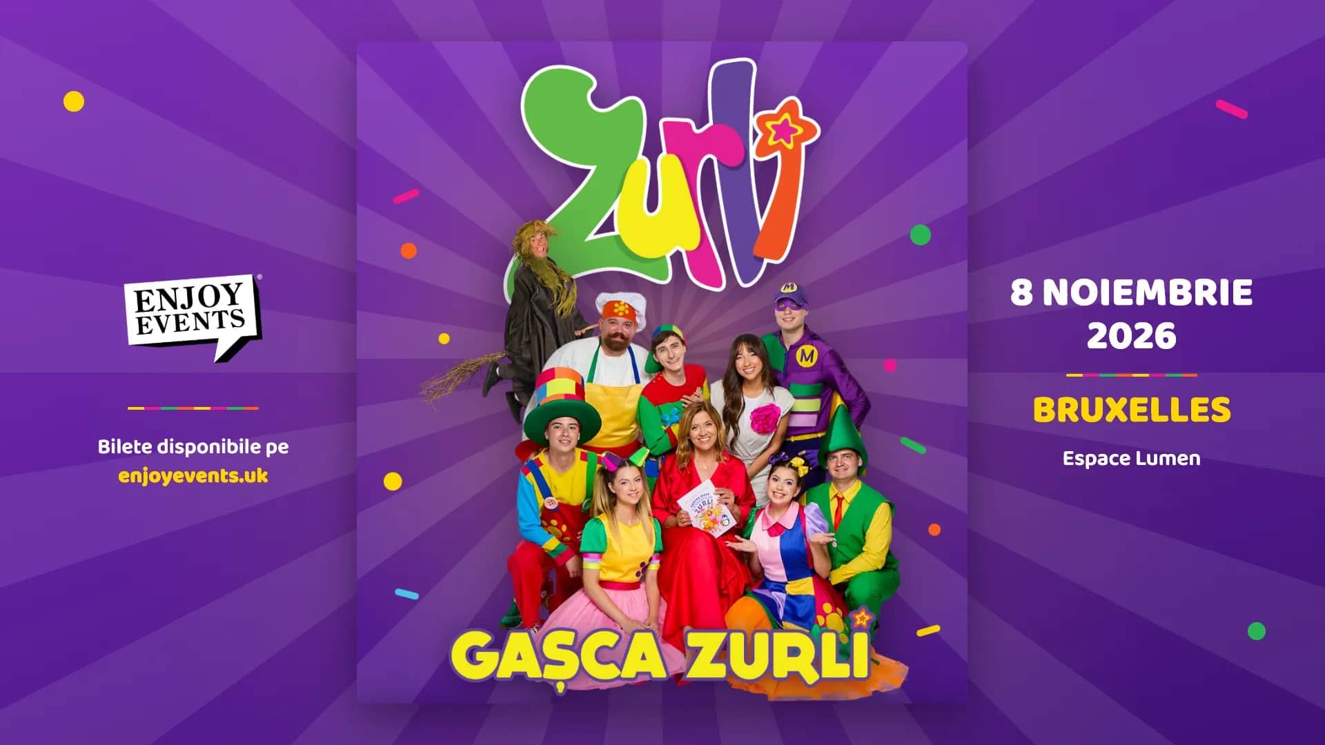 GAȘCA ZURLI | BRUXELLES (Espace Lumen) 08.11.2026