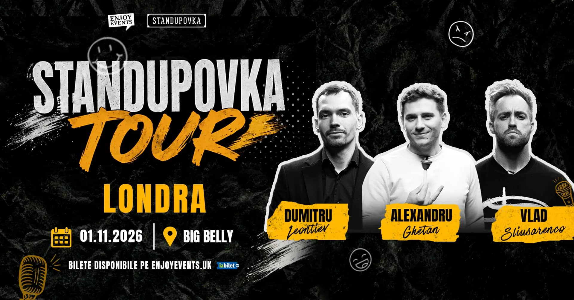 STANDUPOVKA | LONDRA (Big belly) | 01.11.2026