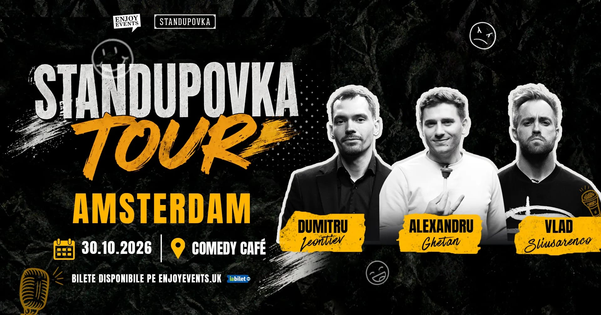 STANDUPOVKA | AMSTERDAM (Comedy Café) | 30.10.2026
