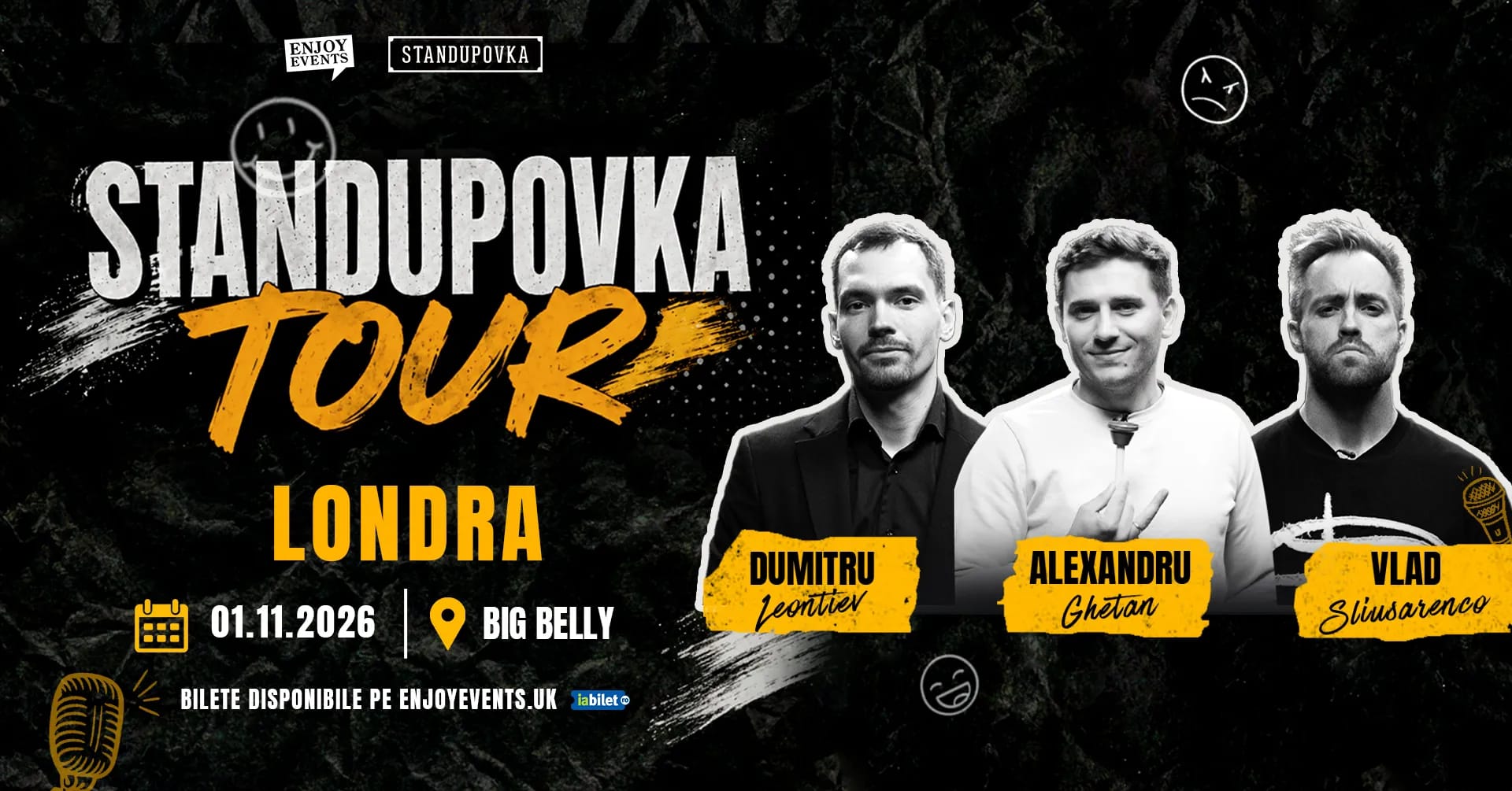 STANDUPOVKA | LONDRA (Big belly) | 01.11.2026